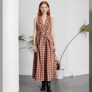 Rujuta Sheth Checked Wrap Dress